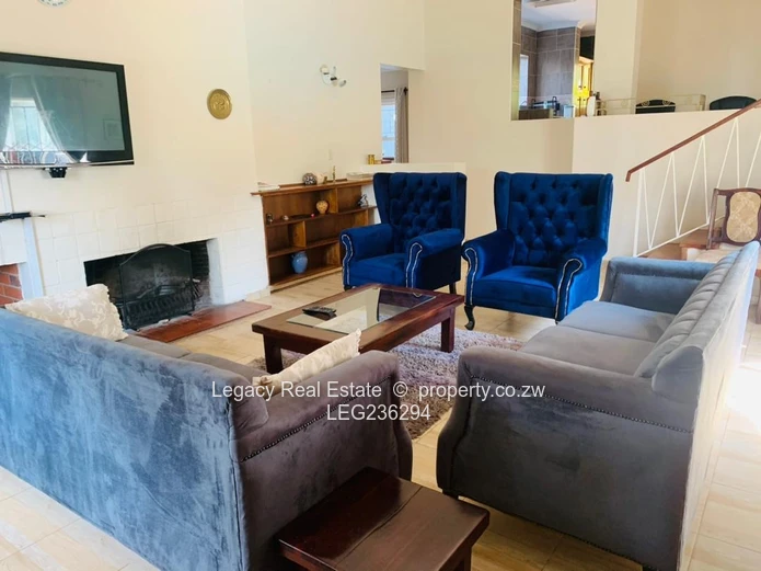 Elegant 3-Bed Borrowdale Furnished  Home