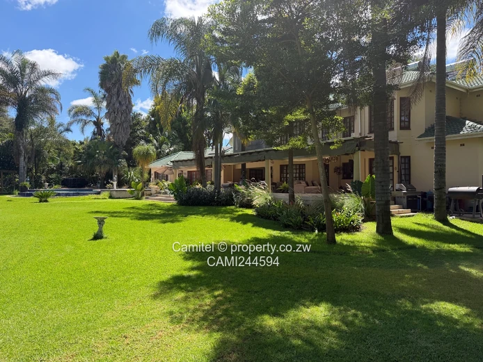 Borrowdale Brooke inside the boom 4-Bed Home with Pool, Covered Patio & Borehole (Sole Mandate)