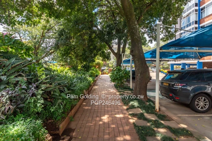 Flat overlooking golf course