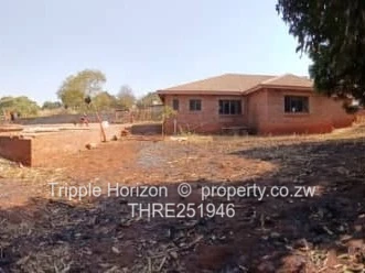 Incomplete 4-Bed Brick Home in Tynwald on 2000m², Borehole