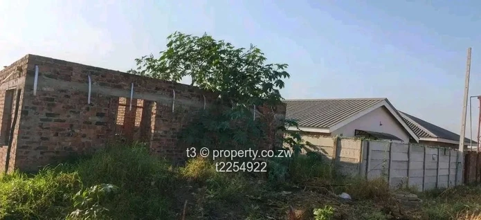 Kuwadzana Extension incomplete 4 bed house