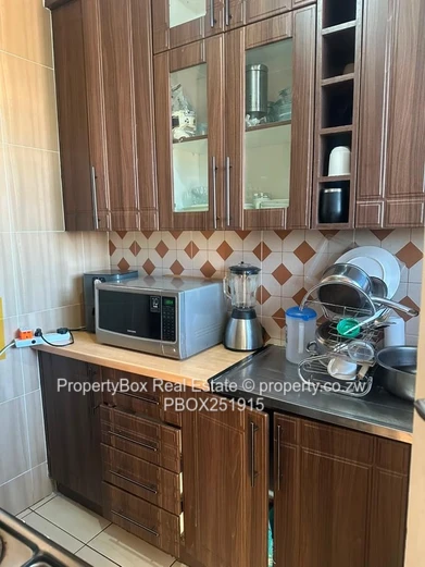 Moffat Heights 1 bed flat for sale in 5th floor located corner Baines and Leopold Takawira! 