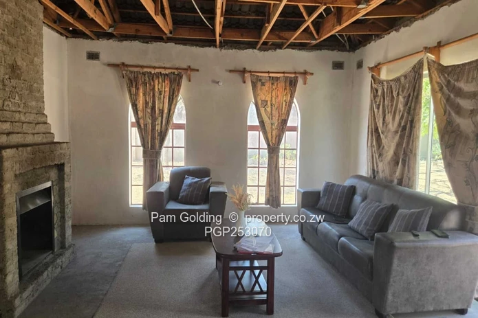 Incomplete 4-Bedroom House On An Acre