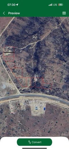 Chivhu-Masvingo Road stand for sale. 5537m². $50K