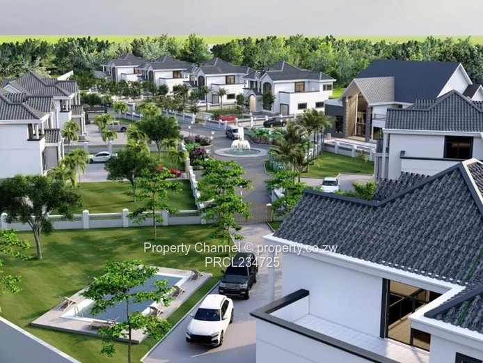 Exclusive 1.4ha Borrowdale Estate - Modern Stands & Clubhouse