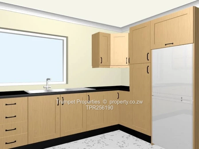 Warren Park: 4-Bed House — Walled, Fitted Kitchen, ZESA