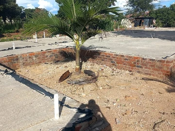 Arlington 2030sqm stand with slab,walled, connected water, water tank 