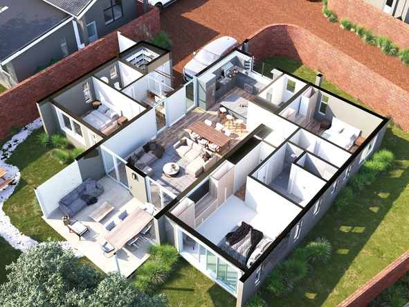 8 Unit Townhouse Complex