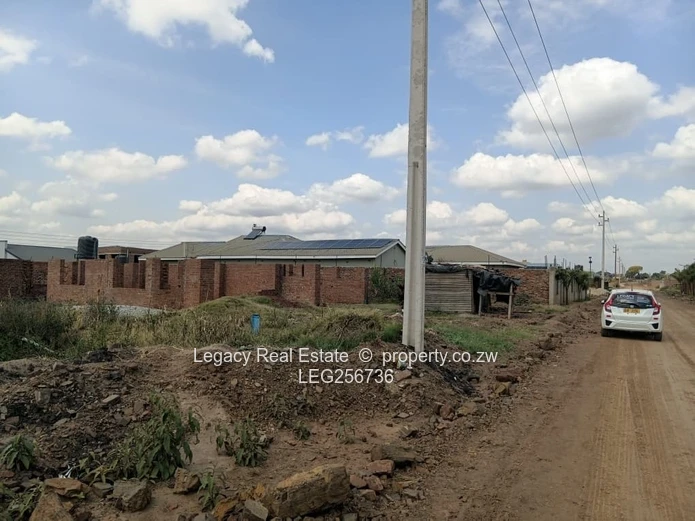 1250m² Serviced Stand in Sandton Park — Water, Sewer, Gravel roads ,borehole plus water tank 