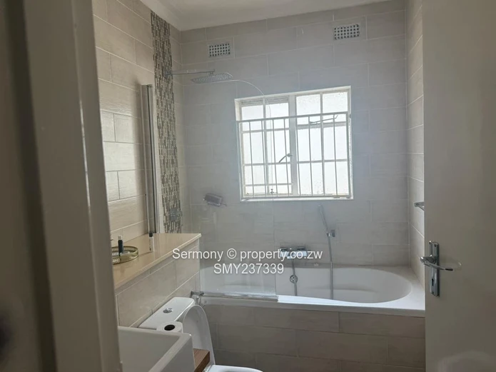 Partially furnished flat for rent