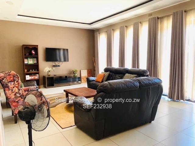 Borrowdale 4-Bed, 3-Bath on 2000m² with Borehole