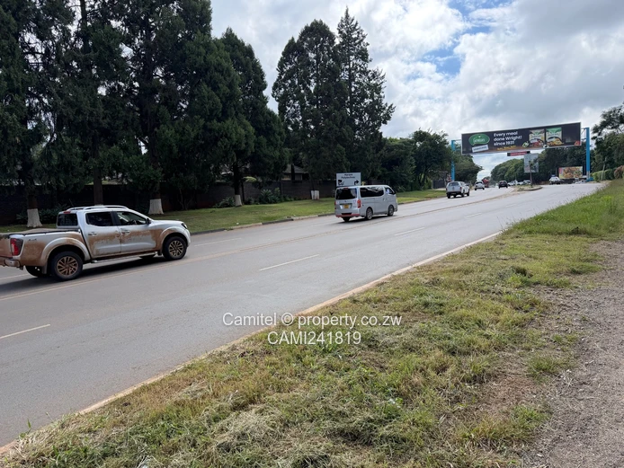 Located along Lomagandi with main road frontage,Deed Available and commercial use