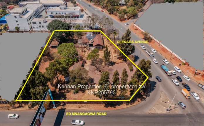 Trophy location - Ed Mnangagwa Rd + Glenara Ave