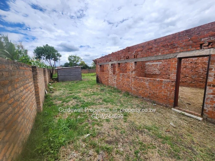 Incomplete house at roof level for sale in New Marlborough with deeds
