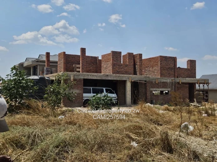 80% incomplete 4-Bed Double-Storey Shell Home Arlington - Tank & Garag