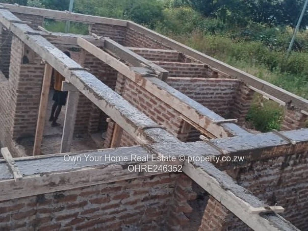 Incomplete Karoi Cottage for sale