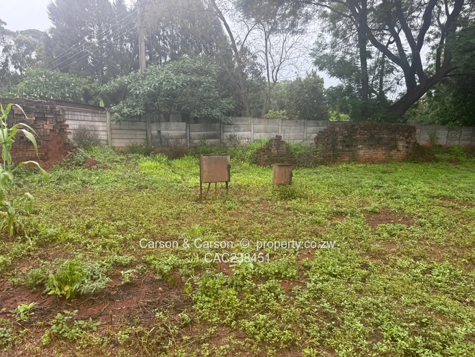 Incomp. Shell on Vast piece of land in the G/Triangle 