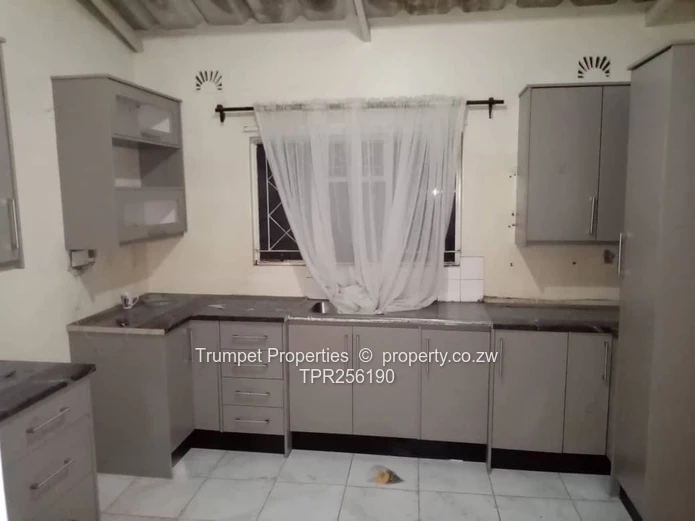 Warren Park: 4-Bed House — Walled, Fitted Kitchen, ZESA