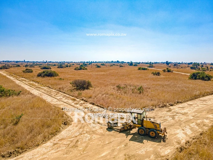 Aerial 300m² Nyabira Stand — Tarred & Gravel Roads