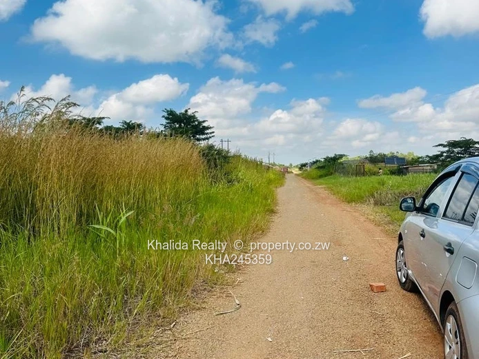 Mwashuma Park 1200sqm Stand With Bricks For Sale 