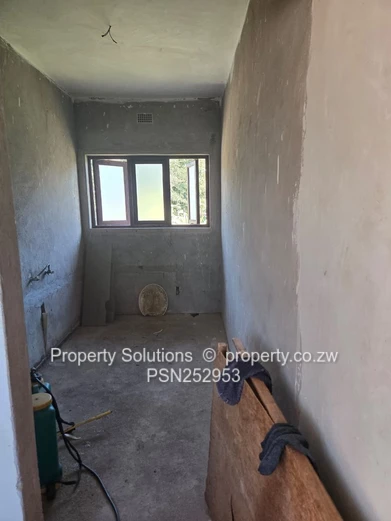 Partly Finished 5-Bed Shawasha Home with Borehole (Sole Mandate)