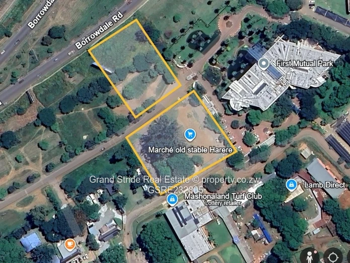 Commercial Land For Sale Borrowdale Race Course  (Sole Mandate)