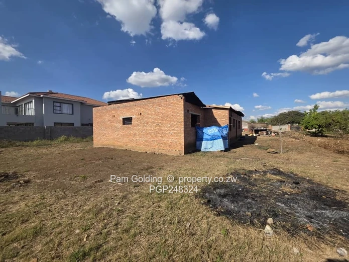 3-Bed Shell Home 1000m² in Parklands - Water & ZESA (Sole Mandate)