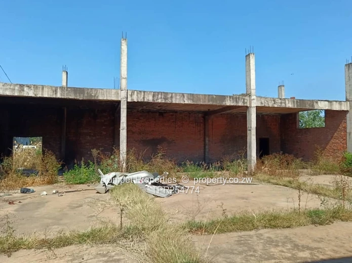 3200m² Southerton Industrial Plot — Partially Built Concrete Shell