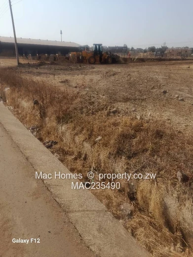 Prime 4,000m² Main Road Industrial Land — Pomona, Harare North