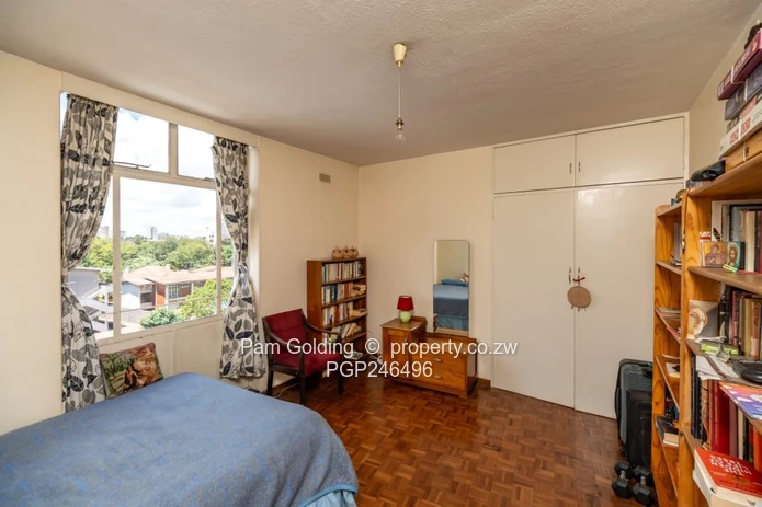 Flat overlooking golf course