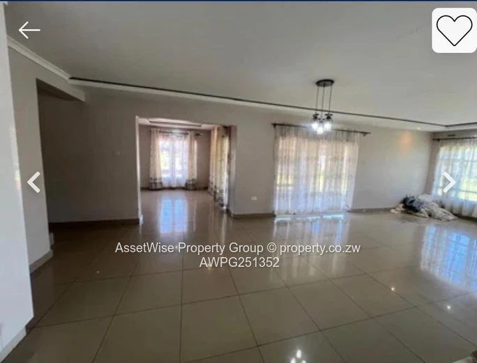 Arlington, Harare South: 4-Bed House with Borehole