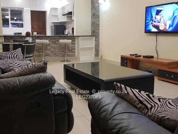 Executive Furnished Garden Flat with Solar & Generator – Avondale