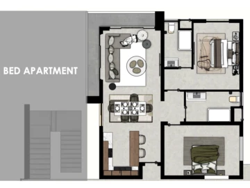 2 Bedroom Flat & Apartment