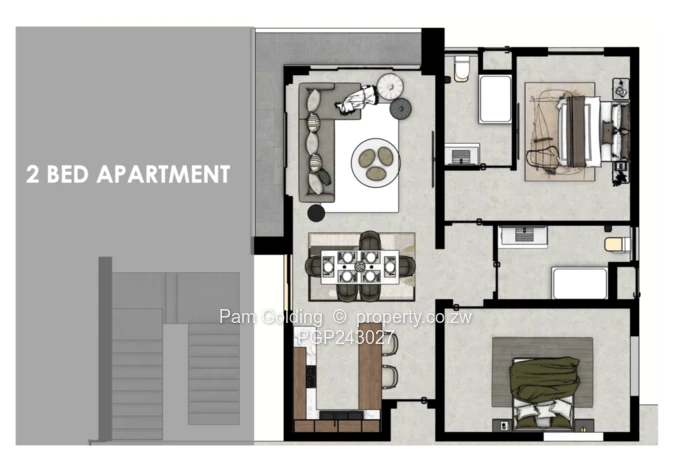 2-Bed Apartment Premium Investment & Versatility