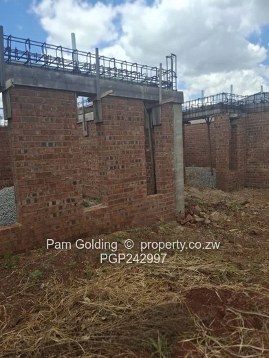 Stand with Partially built 3 Bed House