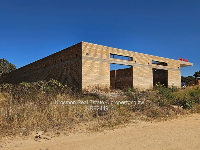 Unfinished Brick Retail Shell on mutare harare  Road — 650m²