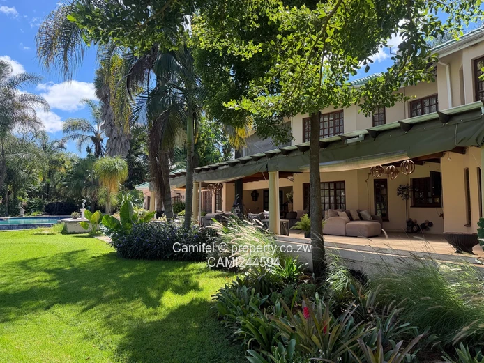 Borrowdale Brooke inside the boom 4-Bed Home with Pool, Covered Patio & Borehole (Sole Mandate)