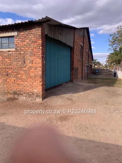 Gated Brick Warehouse/Factory in Msasa — 2,300m²