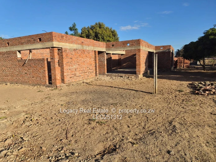 Modern Incomplete Home On A Prime Stand