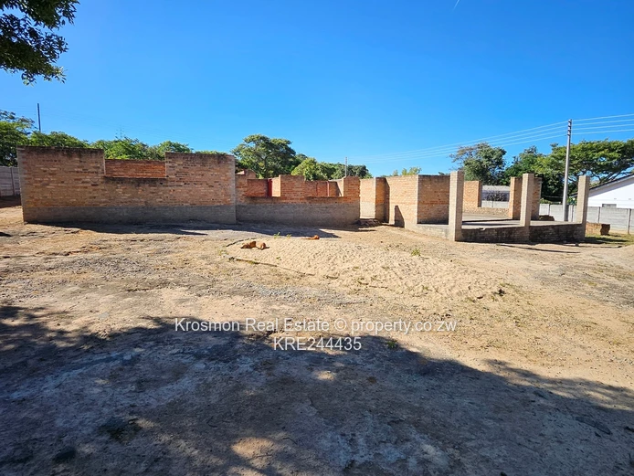 Partly Built 4-Bed Brick Shell on 2,075m² – Marondera