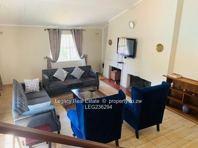 Elegant 3-Bed Borrowdale Furnished  Home