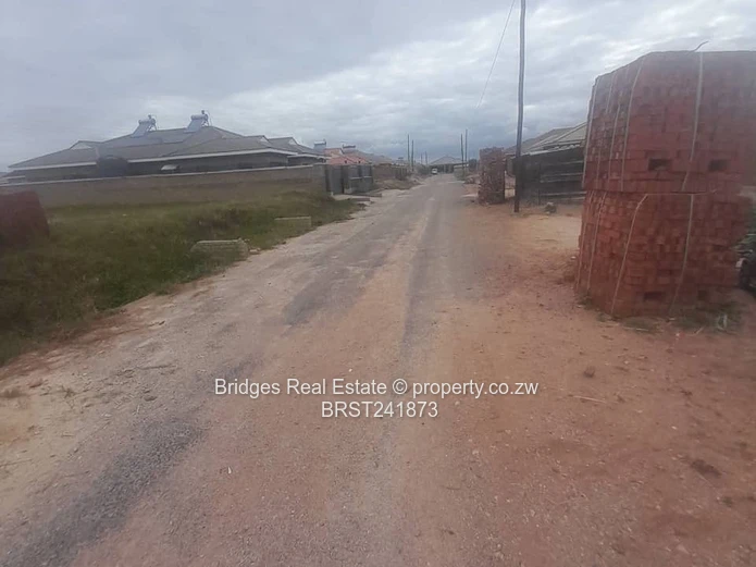 Serviced Residential Stand for Sale with Unfinished Structure