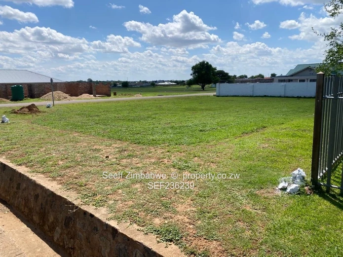 An opportunity to build your dream Home in Bulawayo's prime residential land 