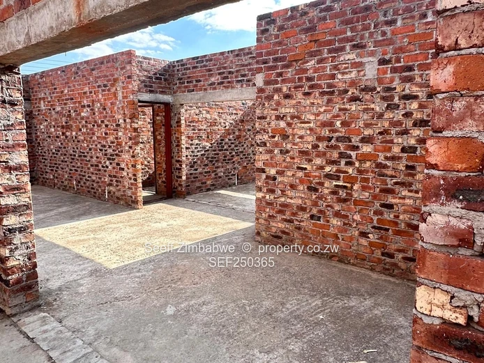 Unfinished 5-Bed Brick Shell on 1,400m² in Rockview, Harare East
