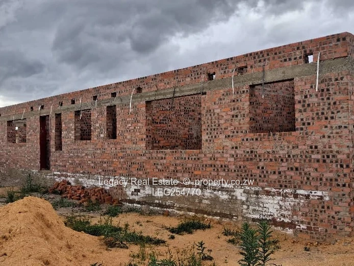 4-Bed Shell Home — Space for En-suite, 24hr Security in Ruwa (Sole Mandate)