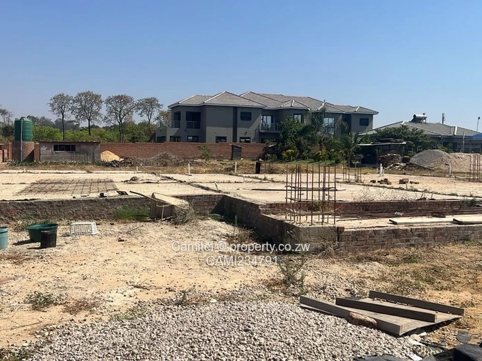 Stand with clean deed,slab for double storey,prolific borehole 