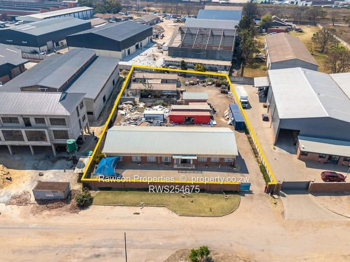 Msasa Industrial Site — 2,798m² Land, 600m² Warehouse