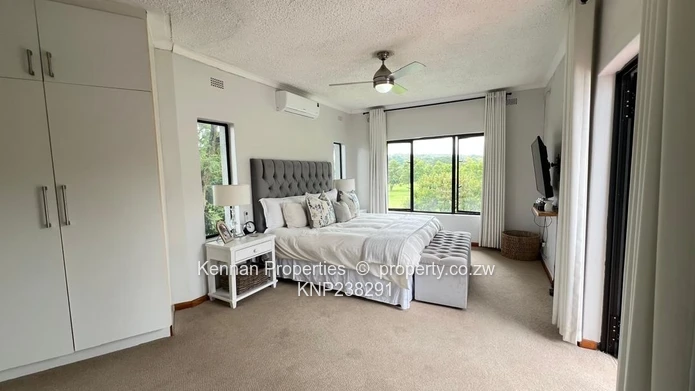 Stunning partly double storey home in Borrowdale Brooke Golf Estate overlooking the 18th Fairway. 