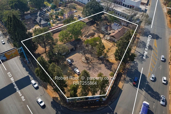 PRIME 5,384m CORNER PROPERTY - ED Mnangagwa Road & Glenara Avenue