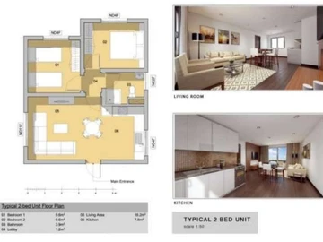 2 Bedroom Flat & Apartment